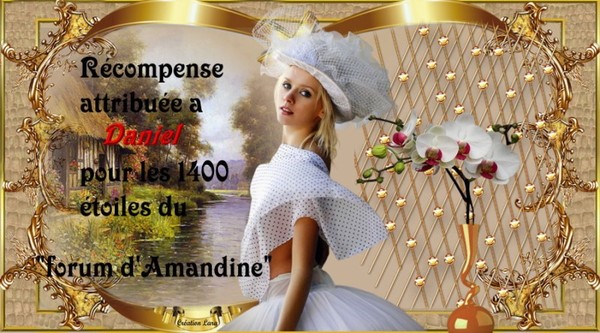 Kdo récompense (Forum Amandine)