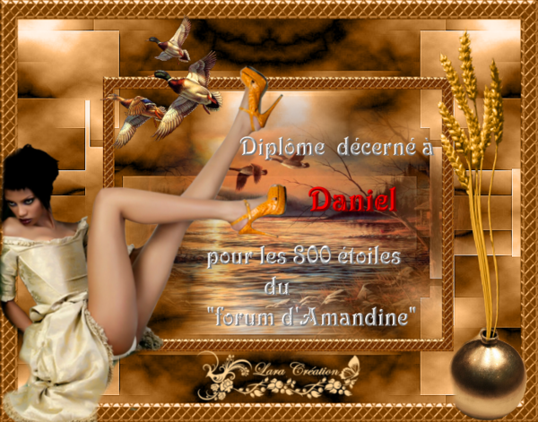 Kdo 800 étoiles (forum amandine)