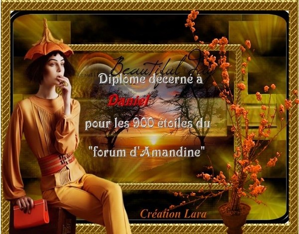 Kdo récompense (forum Amandine)